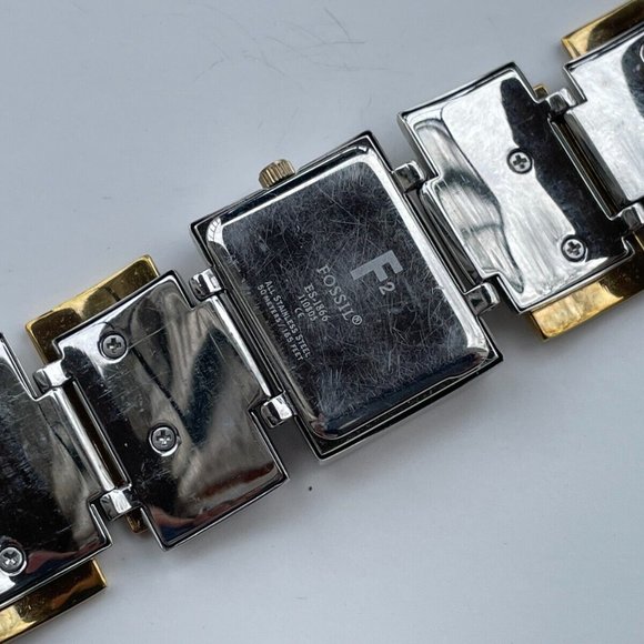 Fossil F2 Women Wristwatch Analog Quartz Ladies Gold/Silver Watch ES-1866 - Picture 10 of 10